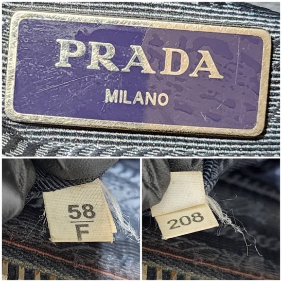 Authentic PRADA Vitello City Briefcase/Laptop Bag Deep Navy Blue - Picture 5 of 16